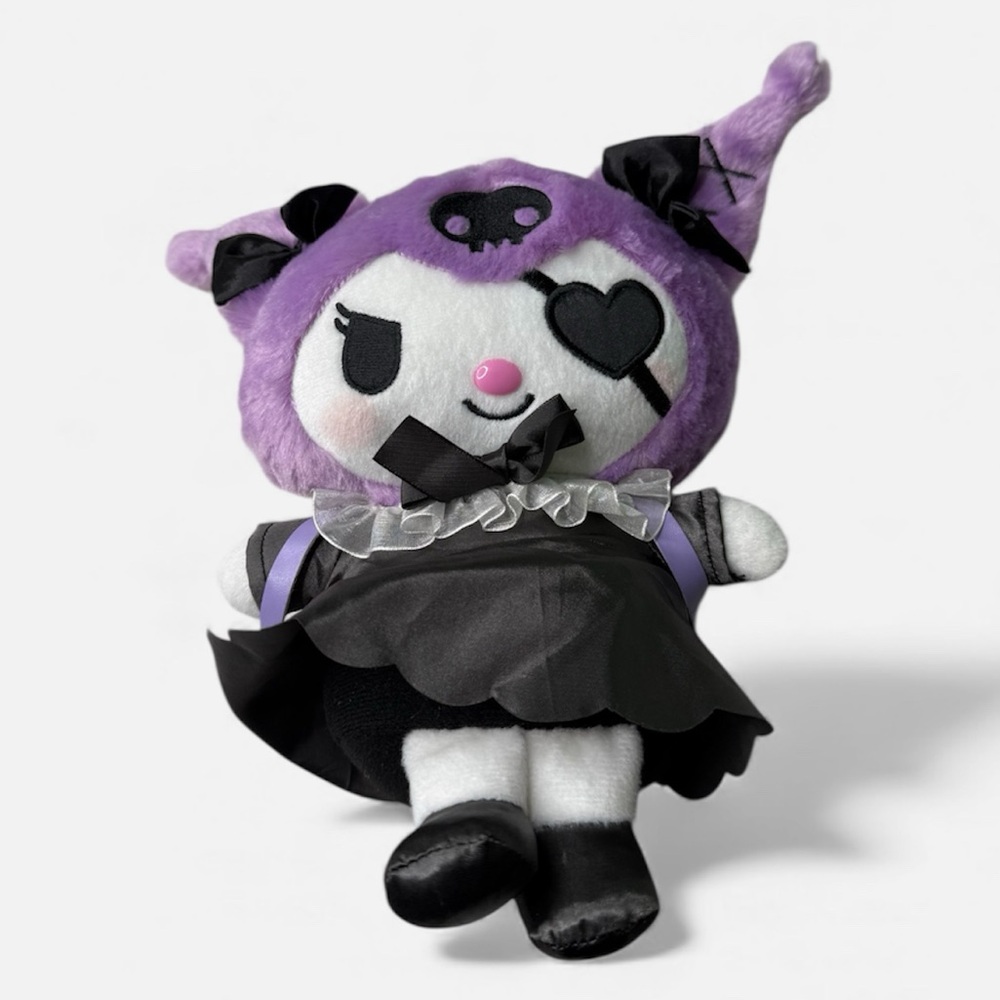 Kuromi Gothic Style Purple‎ Plush Toy Doll Sanrio One Size